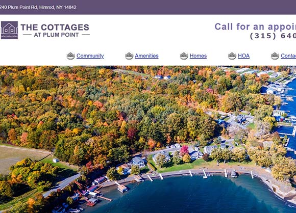 The Cottages at Plum Point! An exciting and innovative way to secure direct access to the Finger Lakes' largest lake, Seneca Lake,